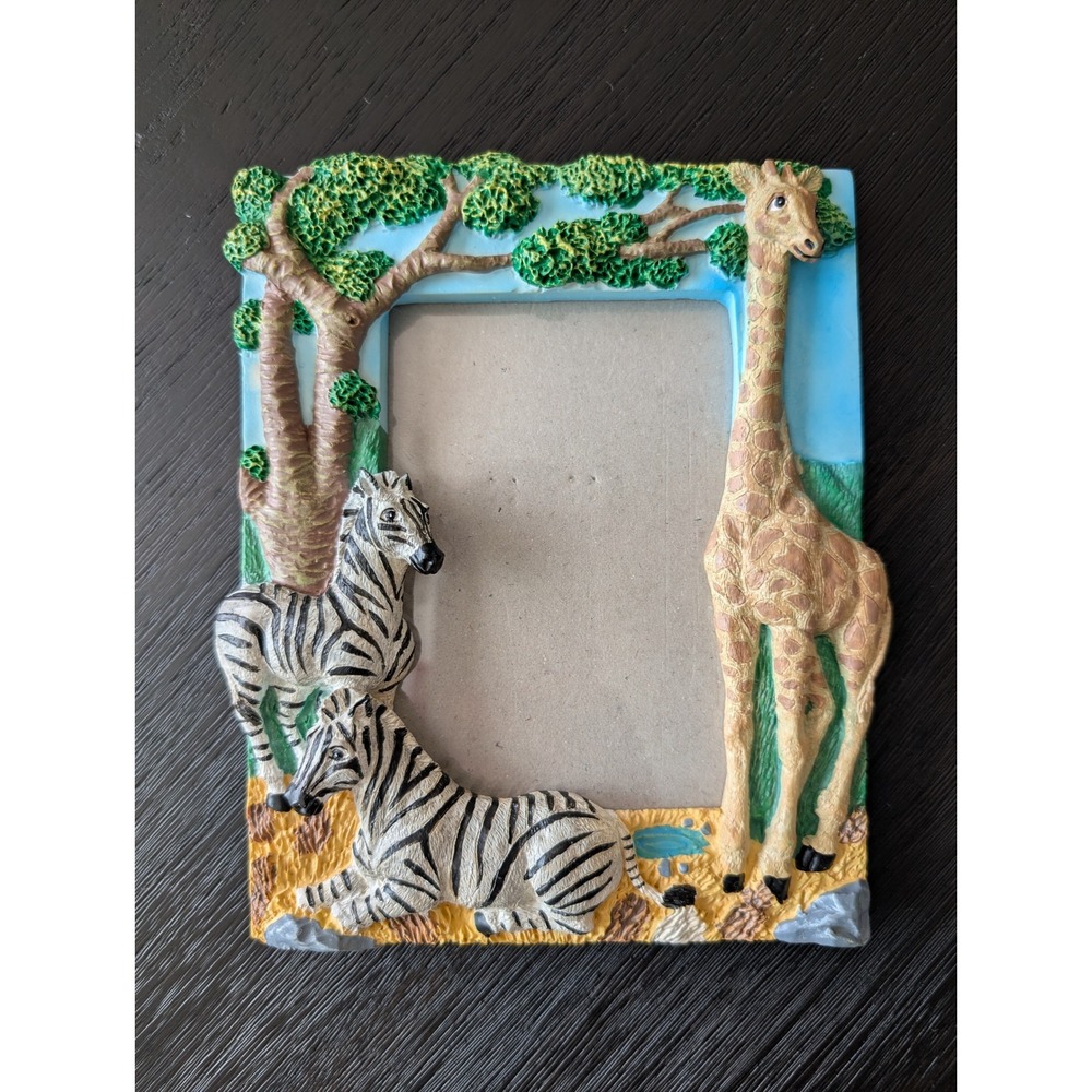 San Diego Zoo Photo Frame Wild Animal Park Safari 3D Resin 5x7 Picture Nostalgia